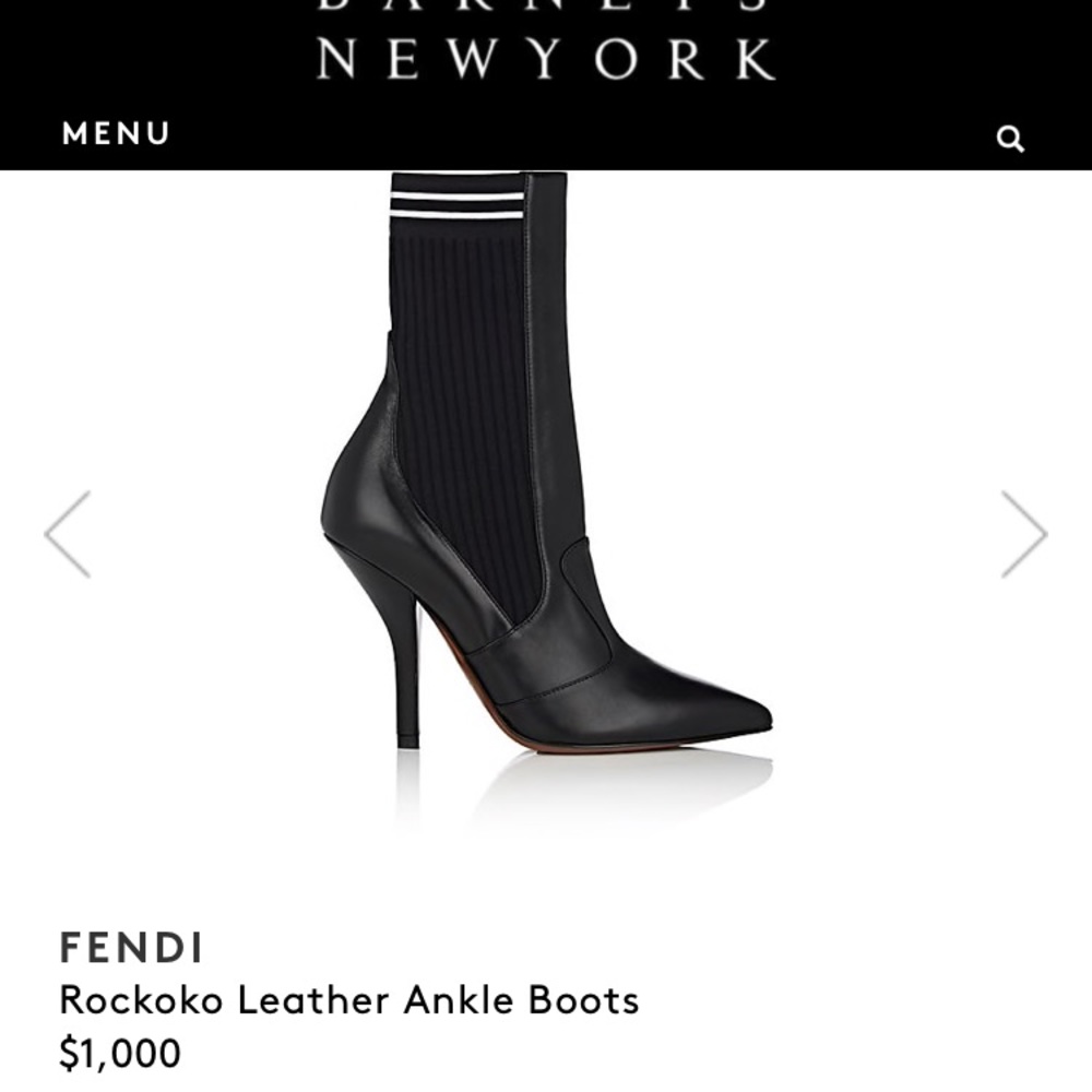 ——SOLD —-FENDI ankle Boots - Picture 1 of 7